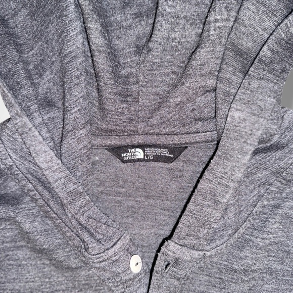 The North Face Men’s Hoodie Lightweight Henley Pullover Gray Size L - Picture 11 of 14